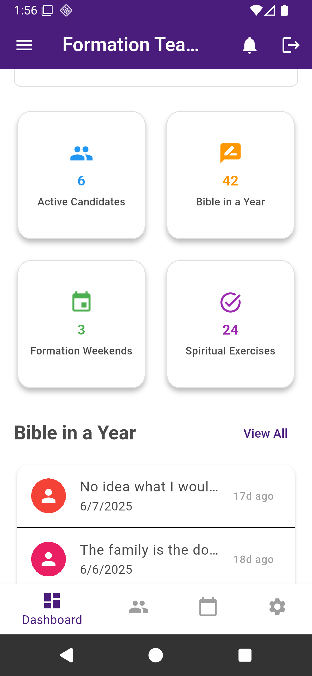 Catholic Diaconate Formation App - Progress Tracking