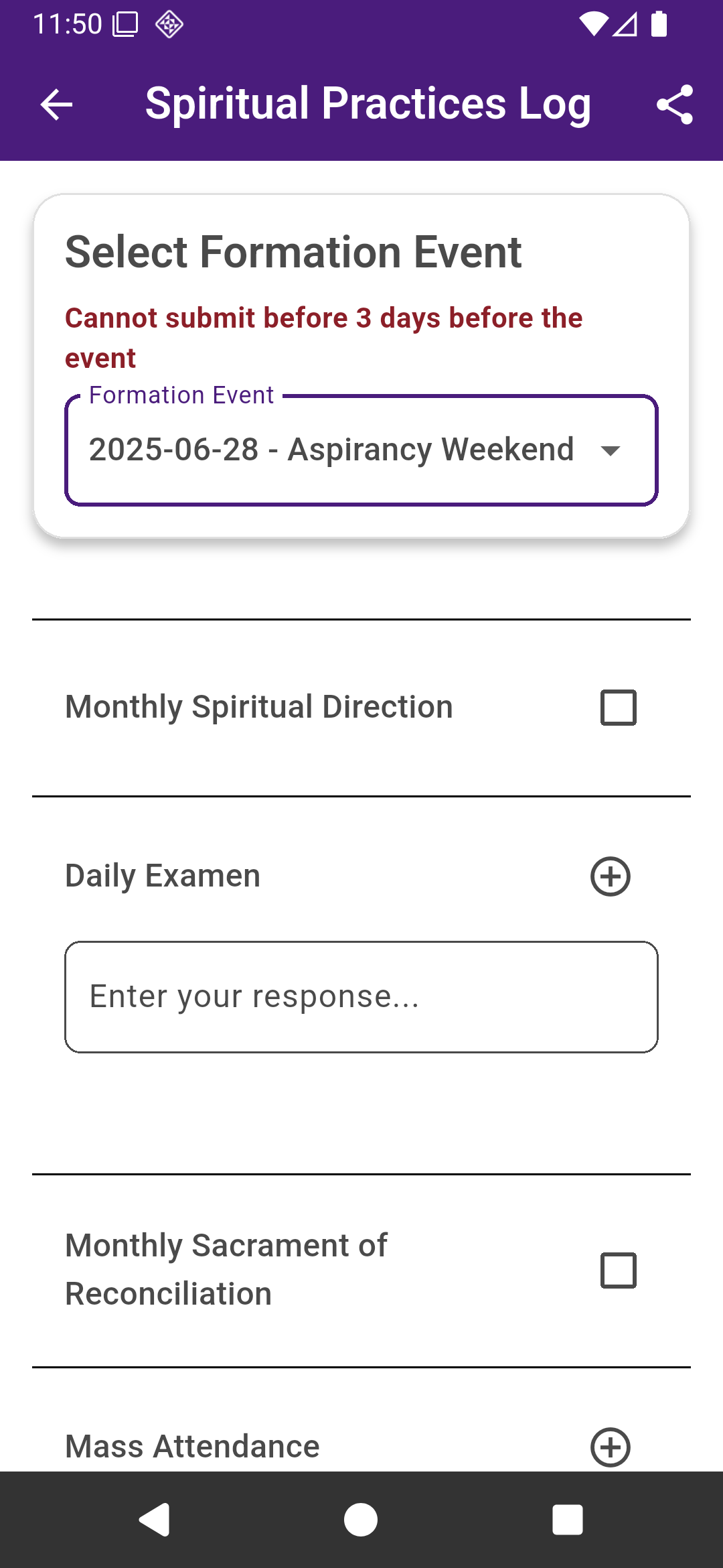 Catholic Diaconate Formation App - Community Support